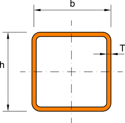 Square Tube Gal technical reference image